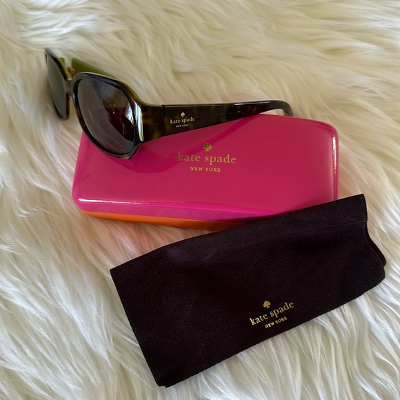 Kate Spade Briar Polarized Sunglasses Tortoise - Picture 2 of 11